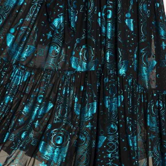 SACRED MOON TEAL WRAP MIDAXI DRESS - NWT -Sold out - Picture 6 of 8